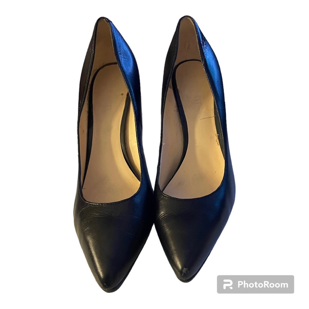 Nine West Shimmer Black Heels